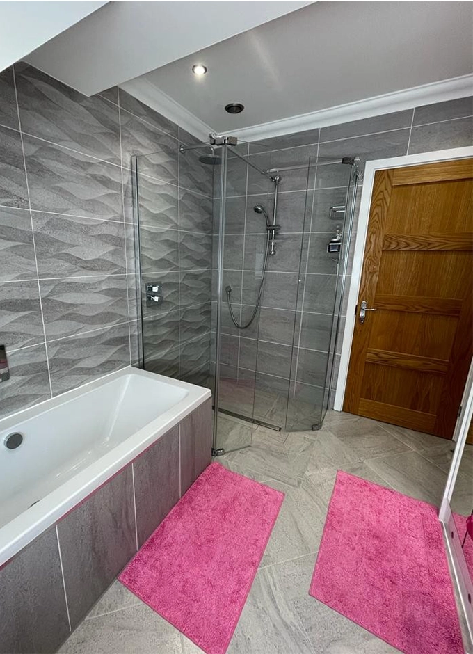 Completed bathroom renovation in Rochester, Kent